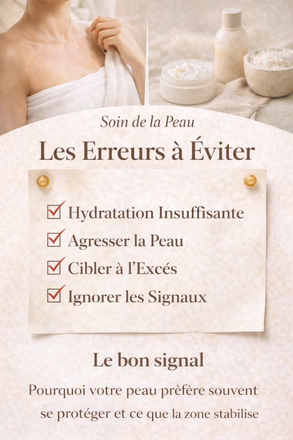 L’erreur la plus fréquente quand on masse sa peau (et pourquoi ça bloque les résultats)