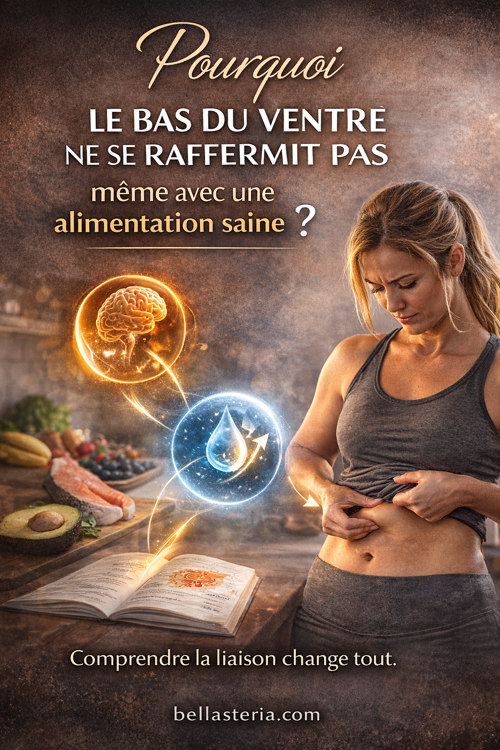 Pourquoi le bas du ventre ne se raffermit pas meme avec une alimentation saine ?