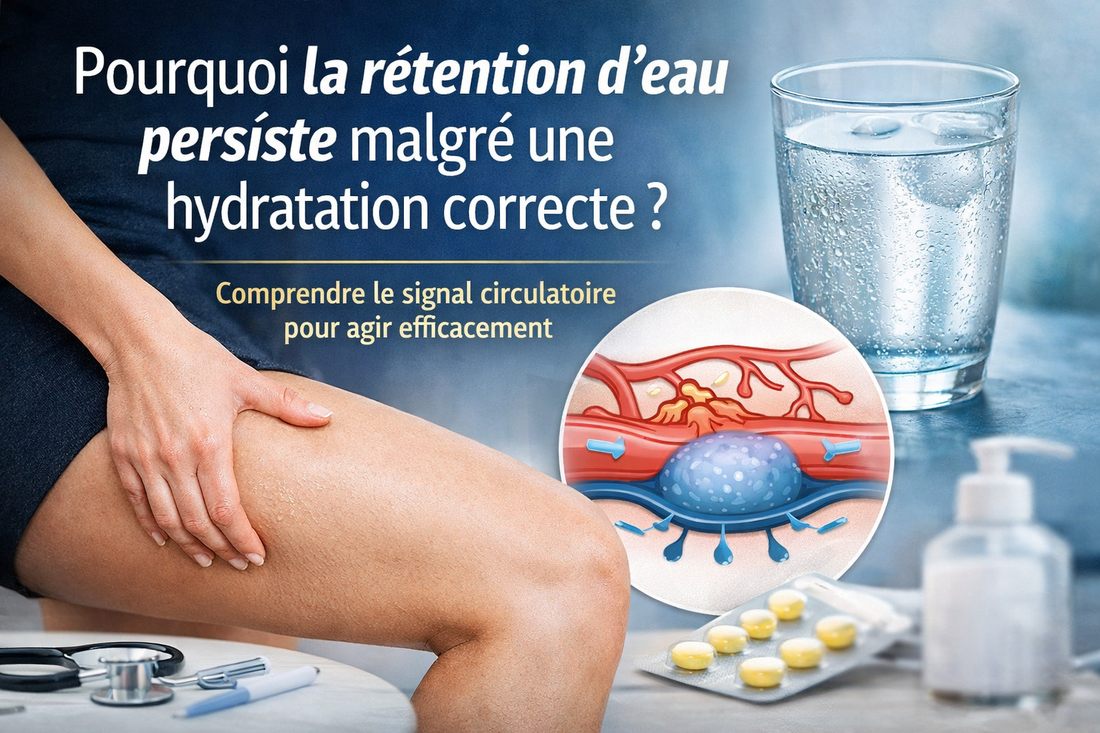Pourquoi la retention d’eau persiste malgre une hydratation correcte ?