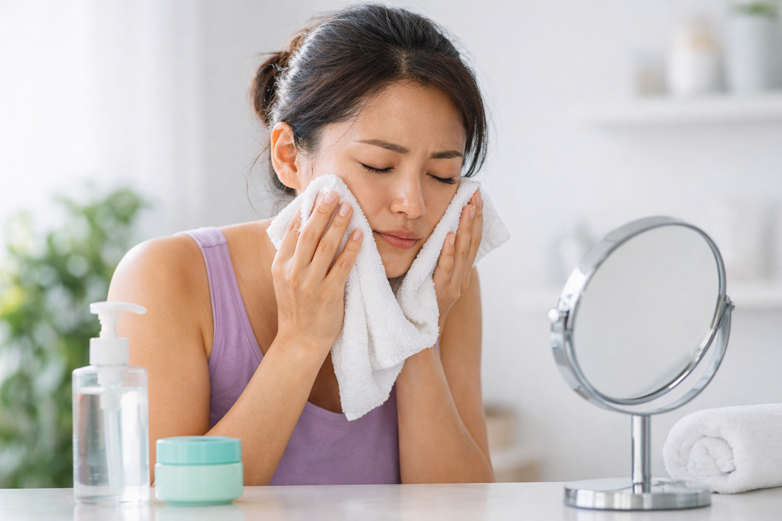 peau qui tiraille après nettoyage du visage sensation de tiraillement peau routine nettoyage visage