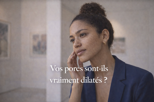 pores dilatés ou encombrés visage peau texture analyse lumière naturelle Bellasteria