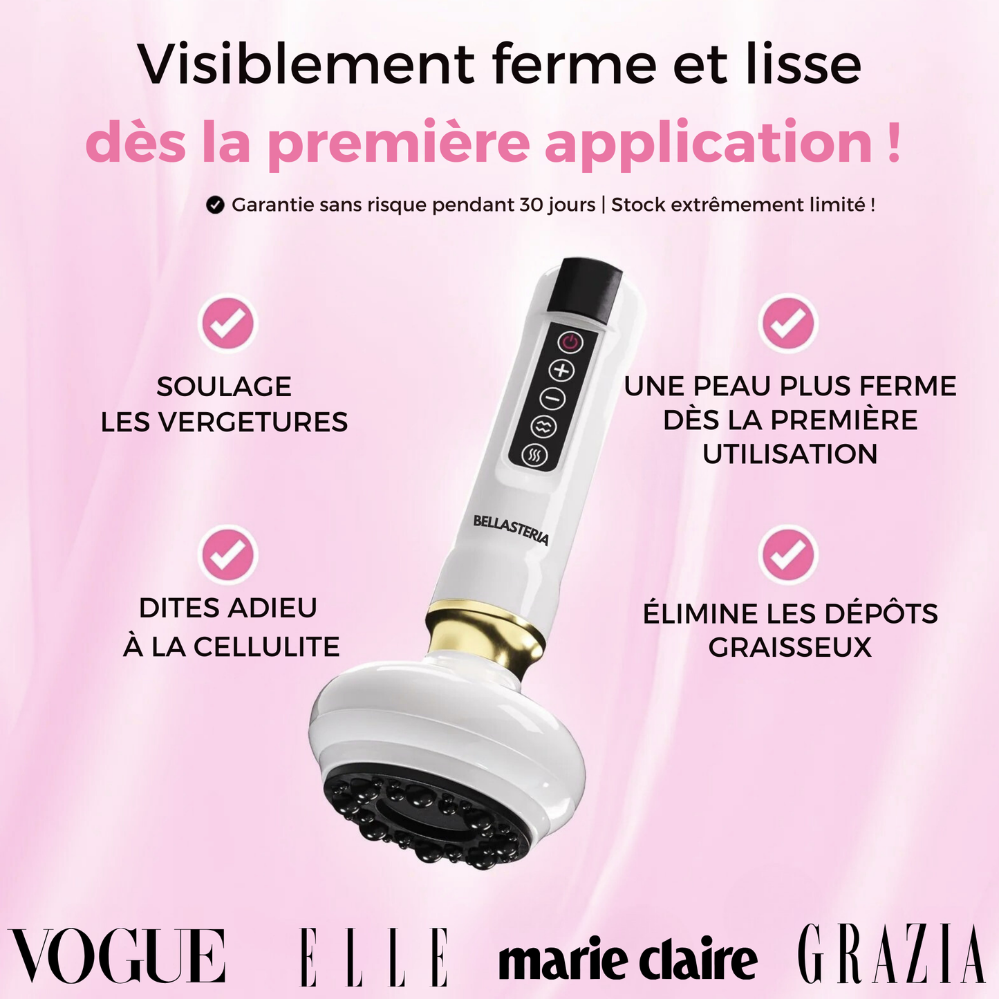 Masseur électrique à ventouses - Bella Cellulite Drainer
