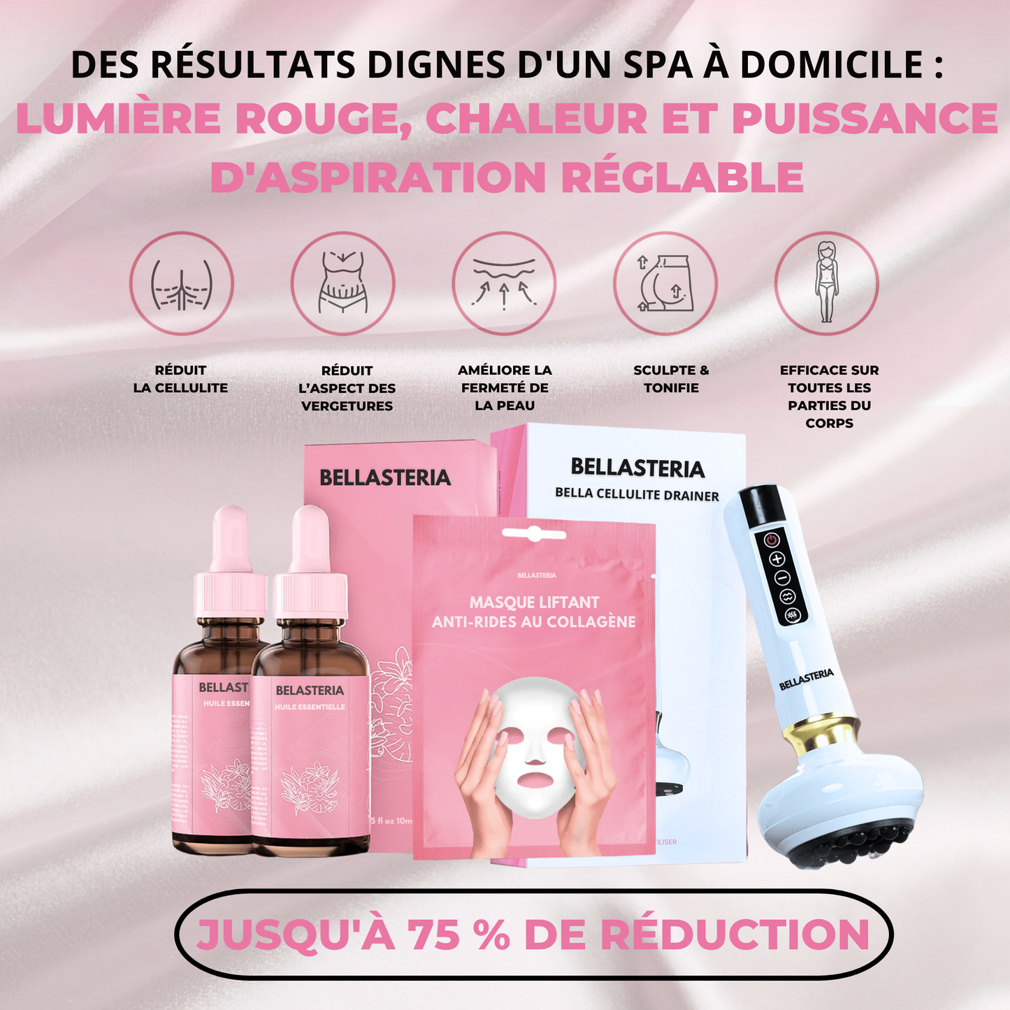 Masseur électrique à ventouses - Bella Cellulite Drainer