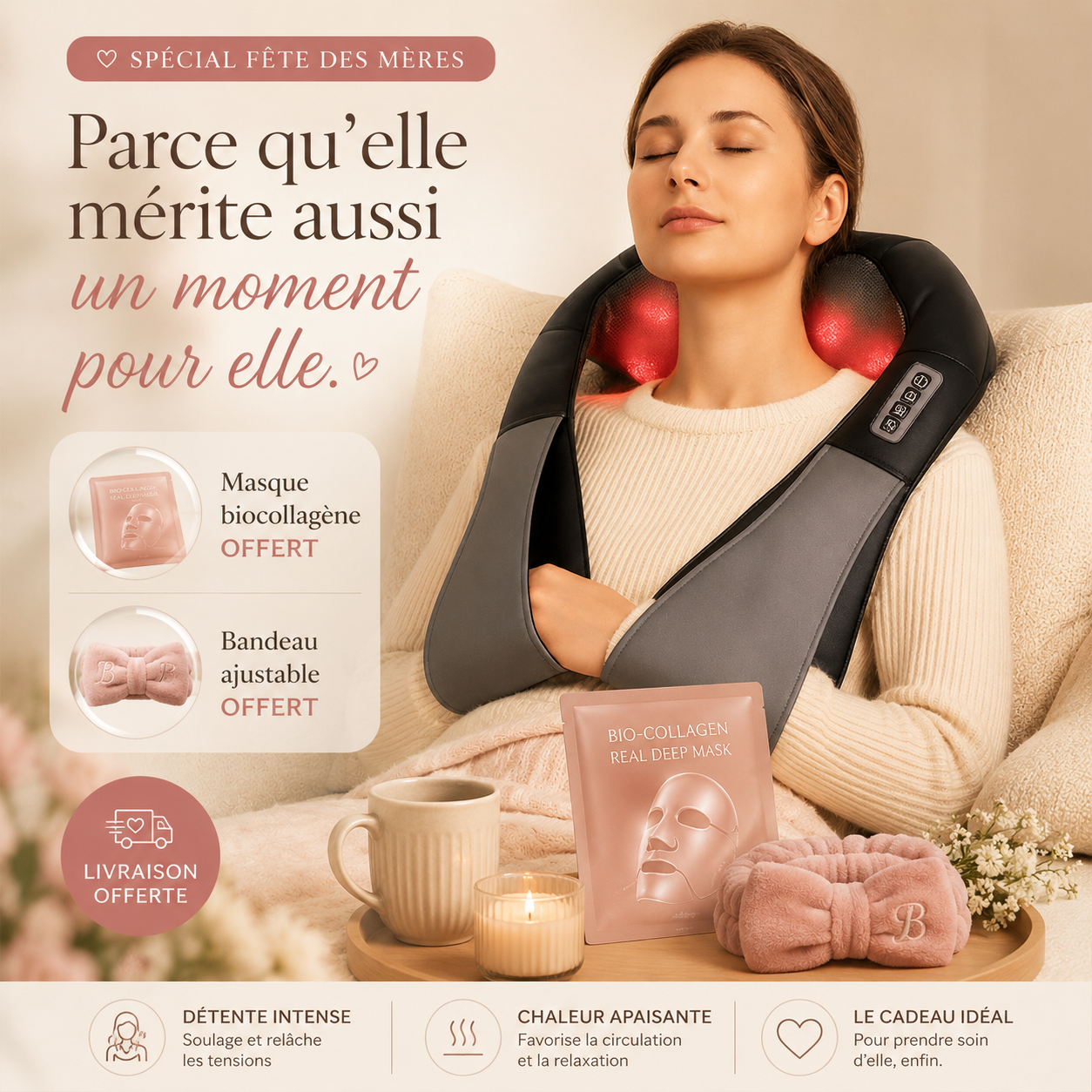 Masseur électrique - Bella Shiatsu Masseur™